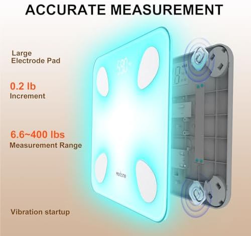 Digital smart scale with color changing display — photo 4