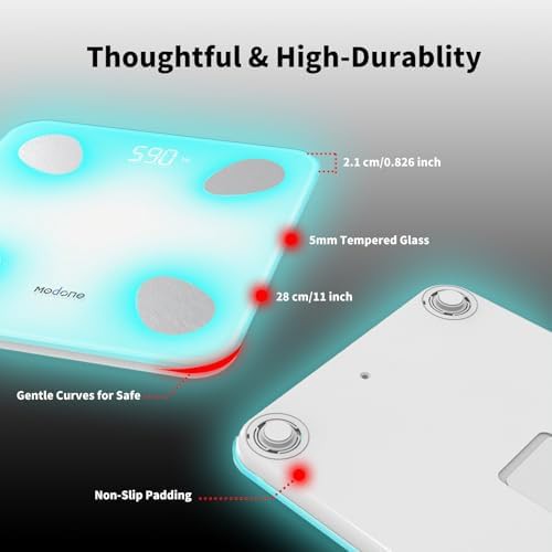 Digital smart scale with color changing display — photo 5