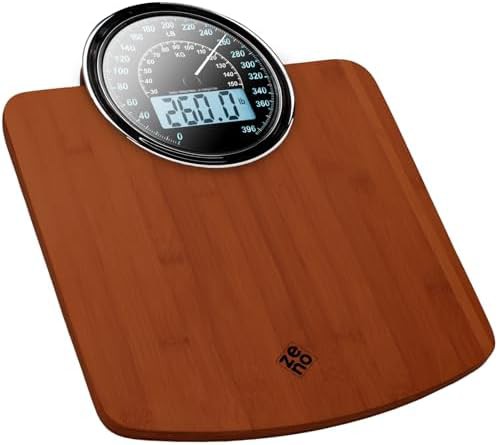 Hybrid Analog and Digital Dark Wood Scale