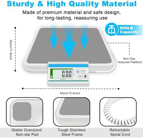 Medical grade floor scale with digital display — photo 3