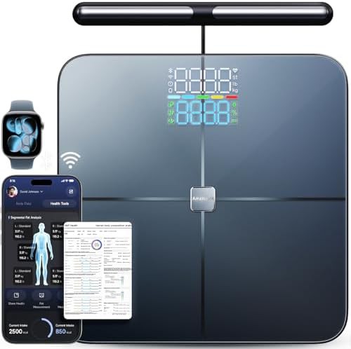Dark gray eight electrode smart scale