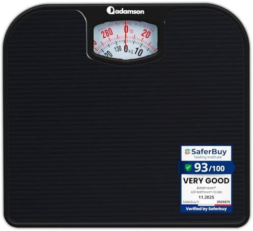 Full black analog weight scale