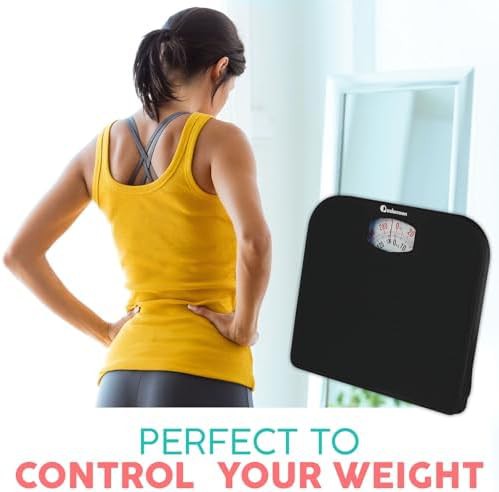 Full black analog weight scale — photo 4