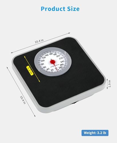 Analog mechanical dial scale with wide platform — photo 5