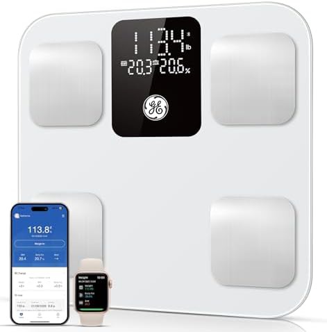 GE smart scale for body weight and BMI