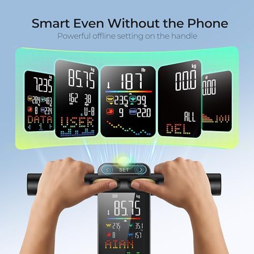 Smart scale with set function handle and metrics — photo 3