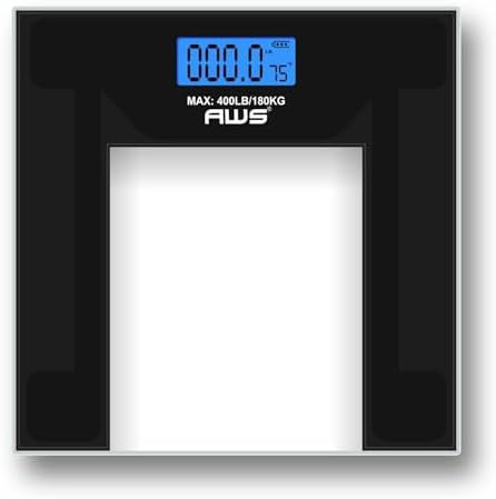Clear glass low profile digital scale — photo 3