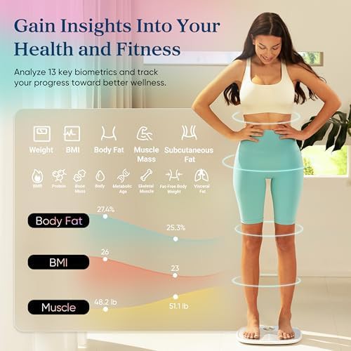 Etekcity rechargeable smart scale in white — photo 3