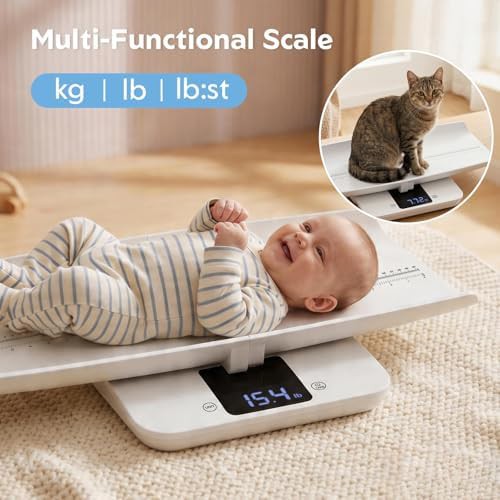 Baby scale with height measuring tape — photo 4