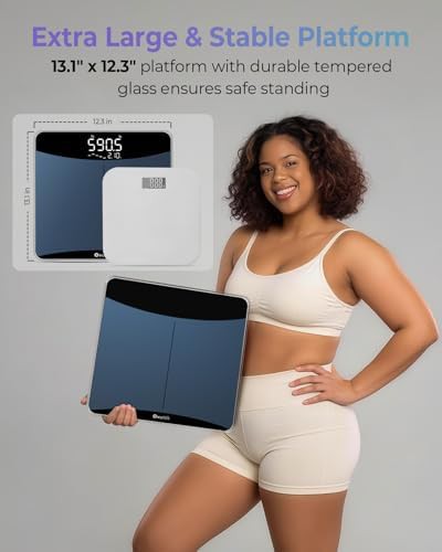 Blue heavy capacity scale with weight trends — photo 5
