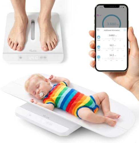 Yauyik smart baby and pet scale with app sync