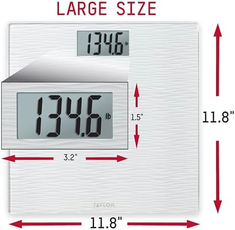 Photo real waves design glass scale — photo 3