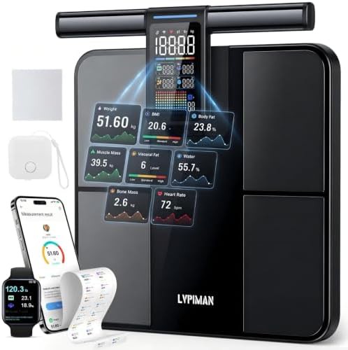 Smart body composition scale with app sync