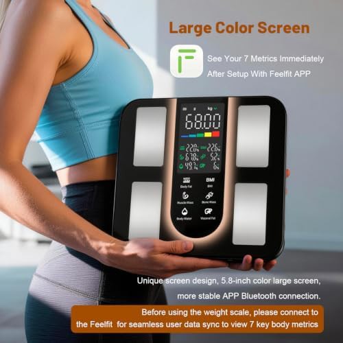 Smart BMI scale with large display — photo 4