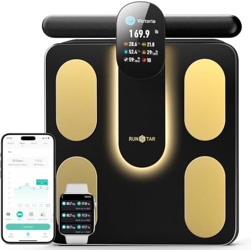 Smart scale with full color tft display and handle